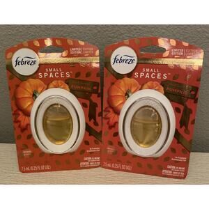 2 Pack Febreze Fresh Harvest Pumpkin Small Spaces Limited Edition